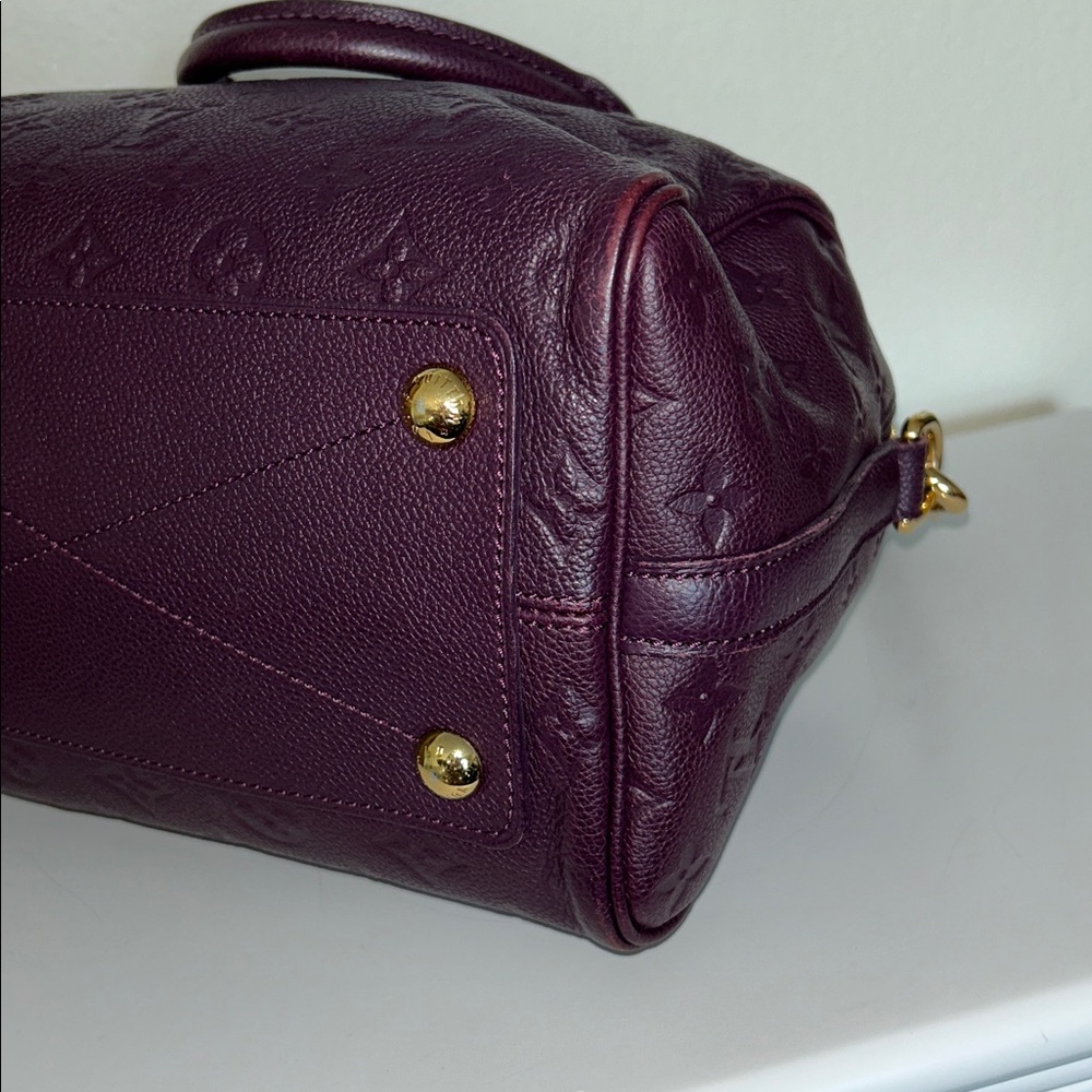 Louis Vuitton empreinte 25 bandouliere speedy crossbody strap, lock & keys - Picture 10 of 16